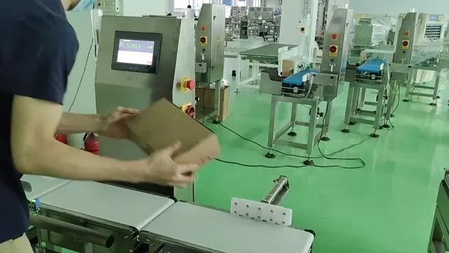 车间宽景：运行测试中的产线