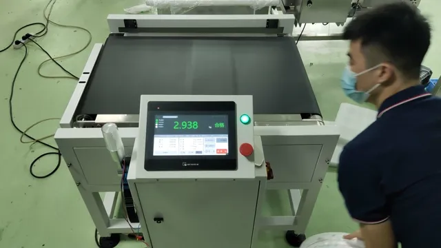 流水线在线检重秤 2.937kg（4K）